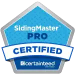 CertainTeed SidingMaster Pro Certified badge