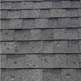 Hail damaged roof